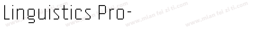Linguistics Pro字体转换